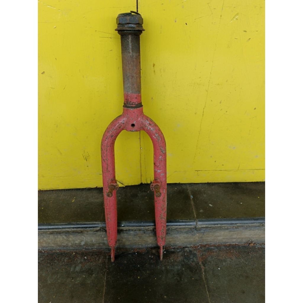 fork sepeda lipat 20 model lurus oversize merk fold twist