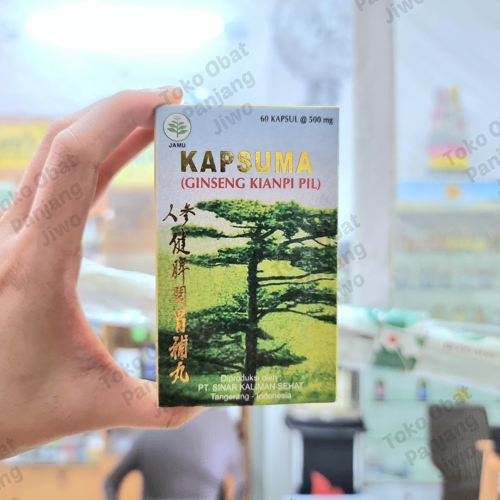 [ VINA CENGKARENG KIAN_PIL ] (KIANPI ASLI) Kapsuma (Ginseng Kianpi Pil) - Meningkatkan Nafsu Makan