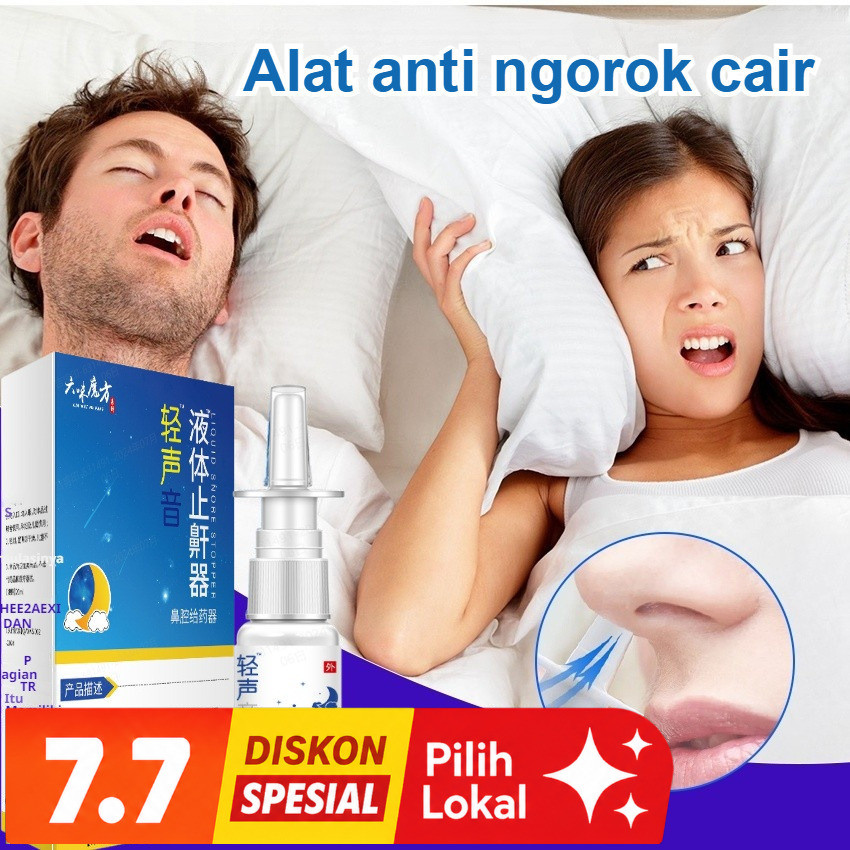 Obat Semprot Anti Ngorok Cair / Tidur Nyenyak Tanpa Gangguan / Aman & Efektif / Praktis Digunakan