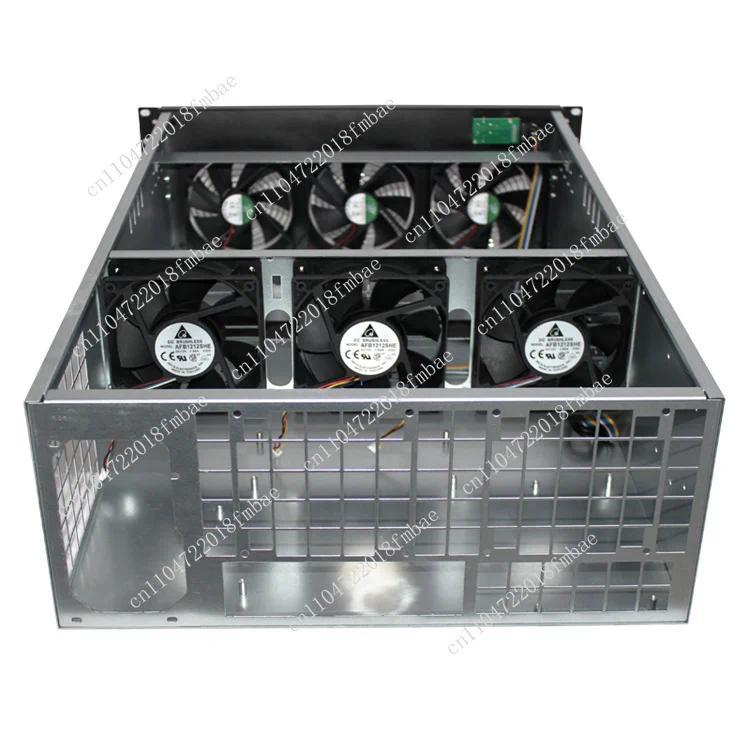 4U 6 Gpu Case 8 Gpu Case Server Rack Mount Chassis With 6 Fans Atx Power Supply Case 8GPU