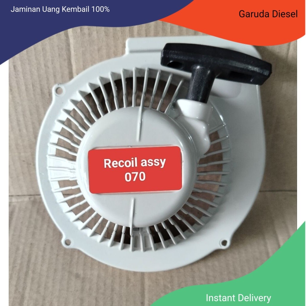 Recoil starter senso 070 tarikan starter chainsaw 070