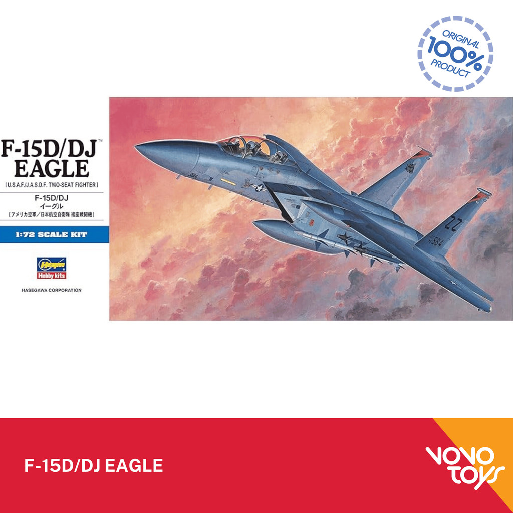 Hasegawa Model Kit 1/72 F-15D / DJ Eagle