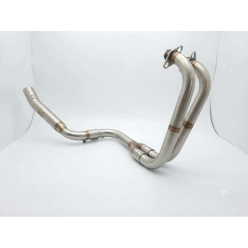 Kawasaki Ninja 250 / Z250 — Header Standard Fit · Silver — foto 4