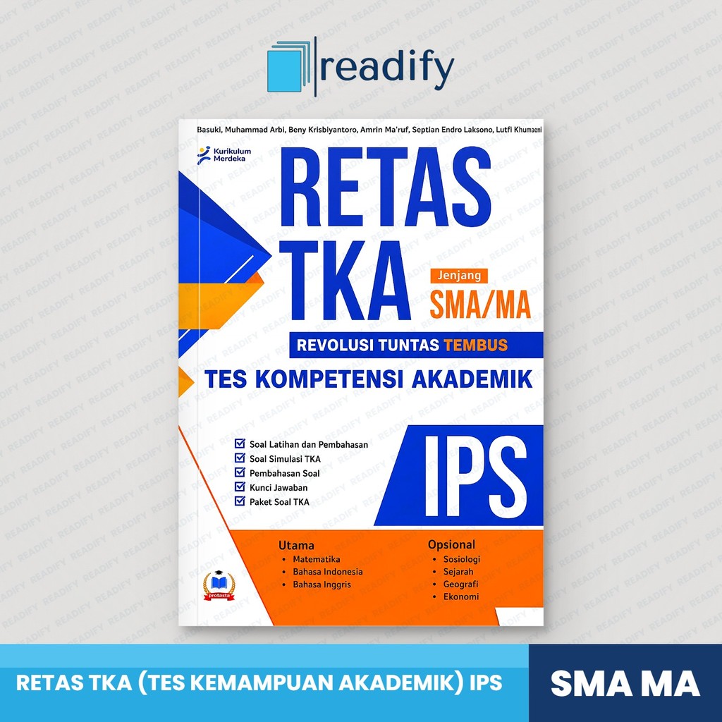 Buku Retas TKA IPS SMA/MA CV. Media Mandiri