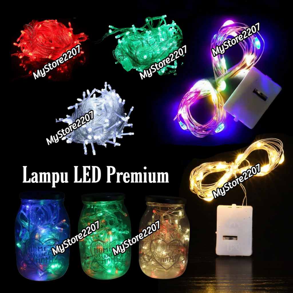 Lampu Hias LED / Lampu Tumblr LED / Lampu Kawat LED NATAL / Lampu Hias Outdoor / Lampu Hias Indoor