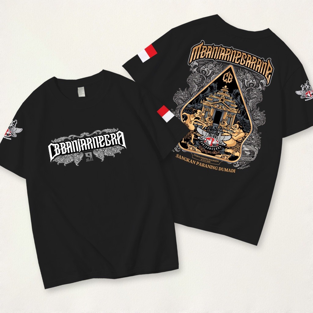 BAJU KAOS DISTRO LENGAN PENDEK CB BANJARNEGARA 2026 /KAOS ACARA CB BANJARNEGARA 2026