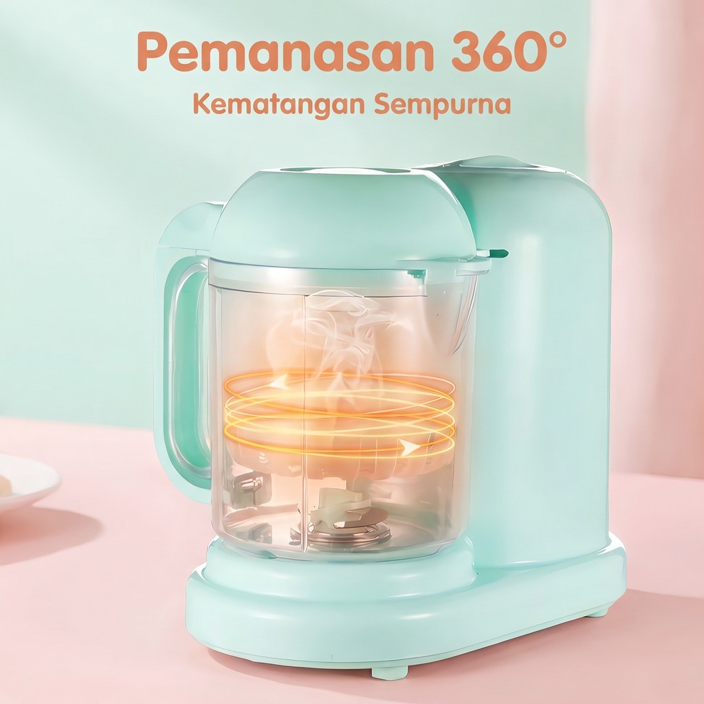 Drisla Food Processor Bayi | Alat MPASI Baby Safe | Blender Mpasi Bayi | Blender MPASI FSJ01 Grindin