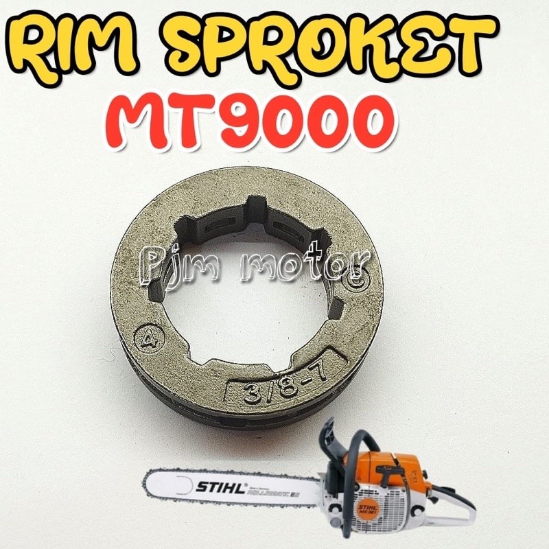MT9000 Rim cincin sporket Mesin chainsaw senso sinso Monta maestro MT 9000