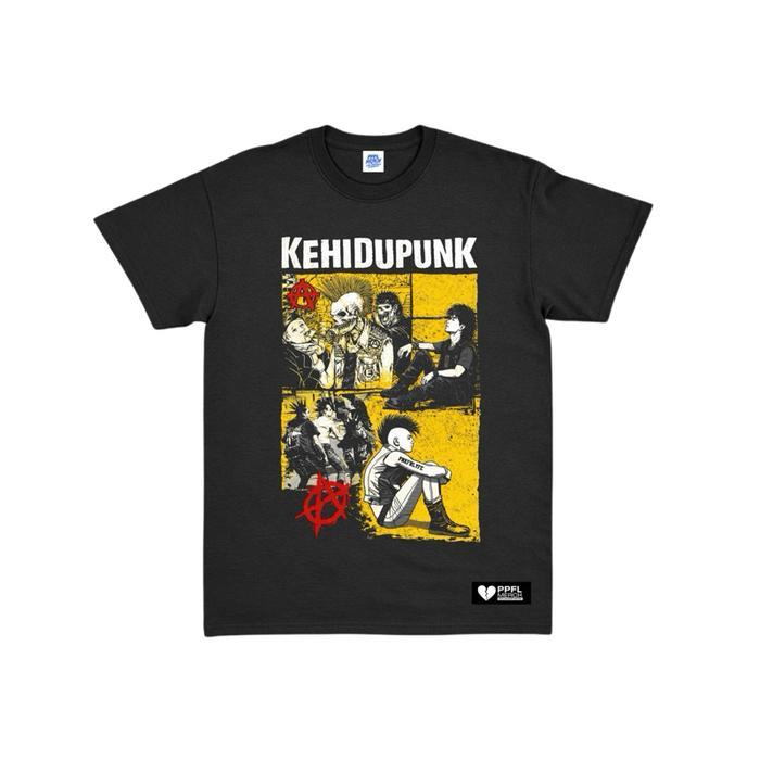 Kaos Kehidupunk | Kaos PNKFRLYFE Kehidupunk | Kaos Punk - Hitam, M