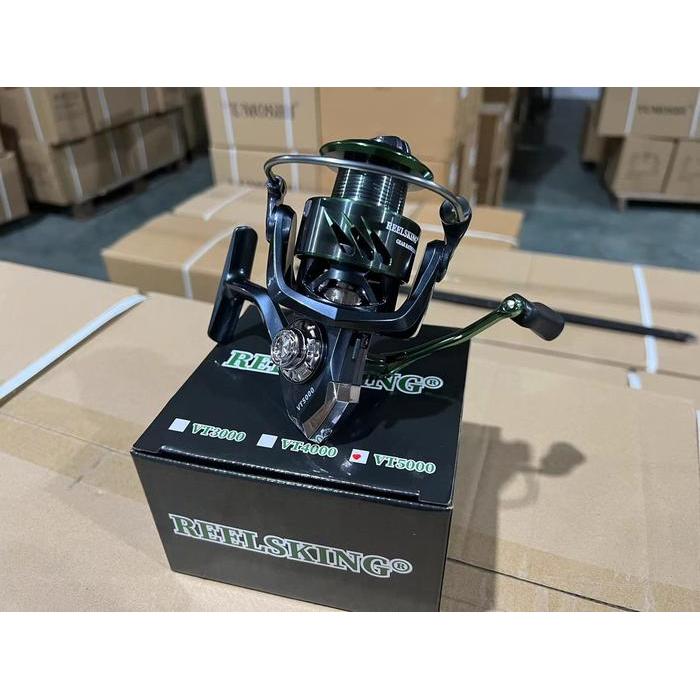 [Ready Stok] REEL REELSKING BF2000-BF6000 POWER HANDLE 12+1BB SPOOL METAL - VT6000
