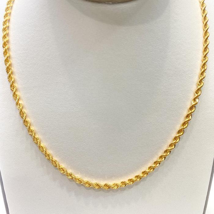 Kalung emas kuning 700 tambang