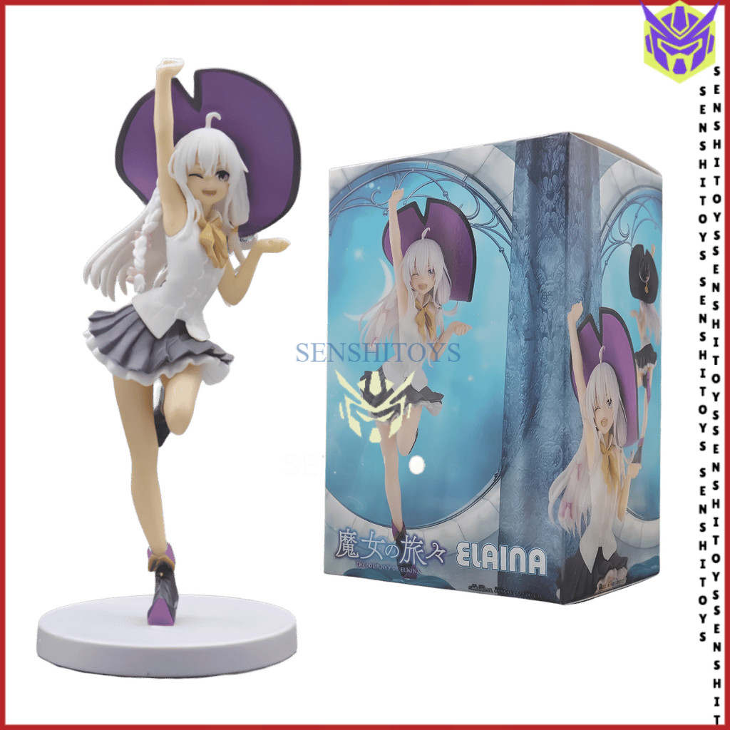 Action Figure Anime Elaina The Journey of Elaina Figure Pajangan