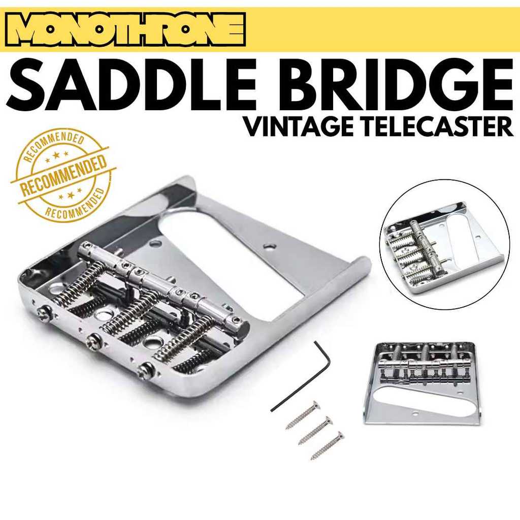 Bridge Saddle Telecaster Tele Saddle Bridge Tremolo Tele New Tremolo Saddle Gitar Elektrik Telecaste
