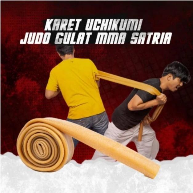 Karet Uchikomi Judo 2 Meter Resistance Band Latihan Judo Gulat BJJ MMA