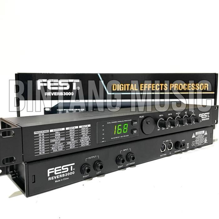 Effect Vokal Fest Reverb 3000 Original reverb3000 fest reverb 3000 - Warna