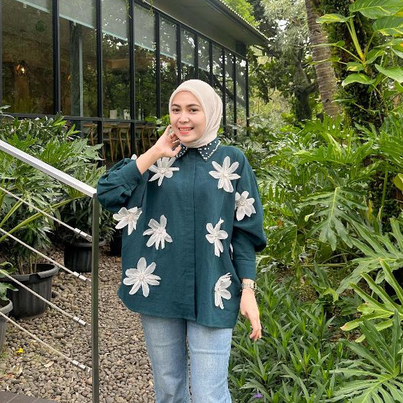 DIANA FLOWERY BLOUSE - polapola.clothing