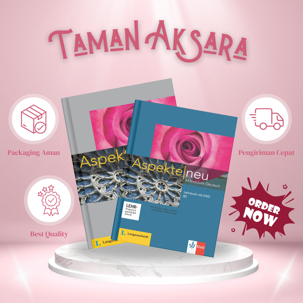 Buku Bahasa Jerman | Aspekte Neu B2 Lehrbuch & Arbeitsbuch