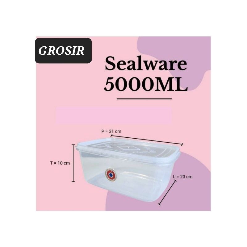 KOTAK MAKAN KOTAK DONAT BOX KUE PLASTIK  5000 ML TRANSPARAN ORI PLASTIK 5000ML