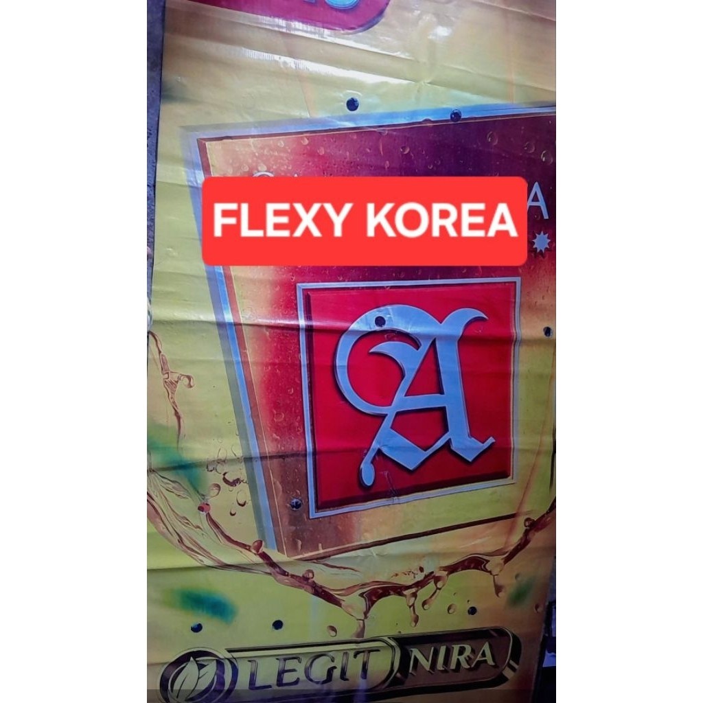 Banner//spanduk//baliho bekas bergambar masih bagus