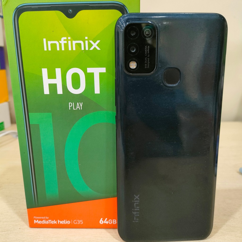 Handphone Infinix Hot 10 Play Ram 4/64 GB (cek deskripsi, minus 6) 193509