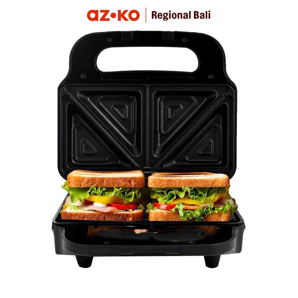 azko Kris Toaster Sandwich 2 Slice Pembuat Sandwich