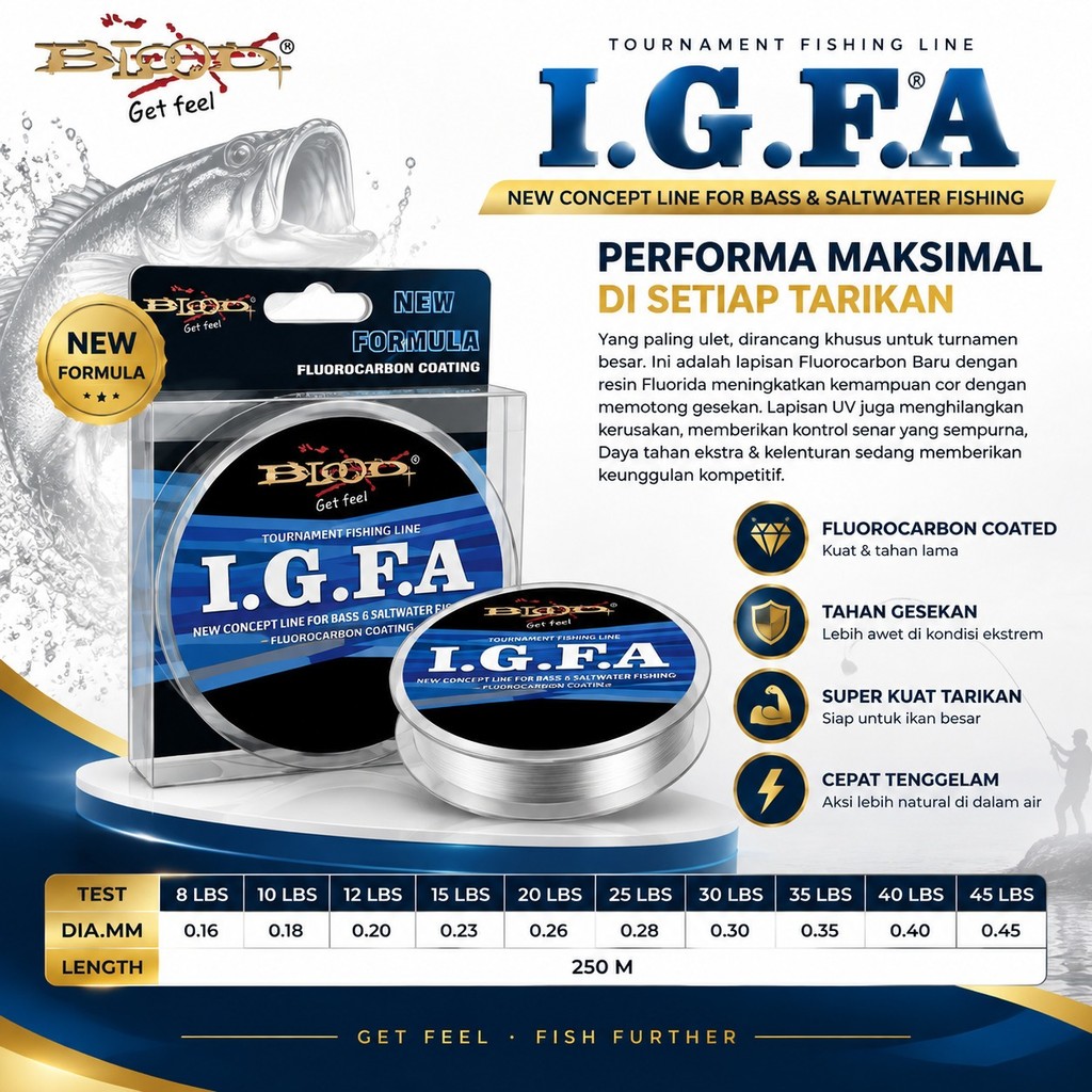 SENAR BLOOD IGFA 250 M