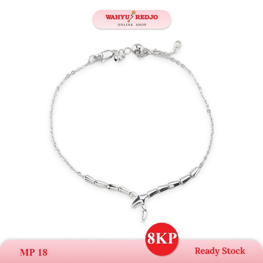 WAHYU REDJO - GELANG EMAS 8KP AYU MODEL ULAR TIMELESS & KEKINIAN AYU (PMR)