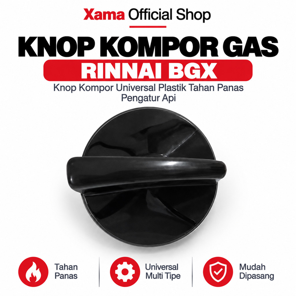 COD Knop Kompor Gas Rinnai BGX - Knop Kompor Universal Plastik Tahan Panas Pengatur Api