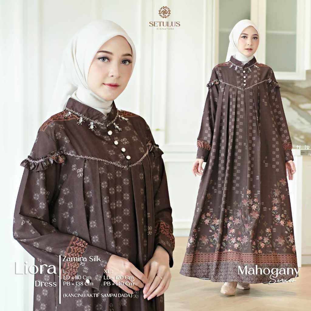 1909     LIORA DRESS    by TuLuS DAILY WEAR  ORIGINAL BRAND SOLO FASHION HIJAB