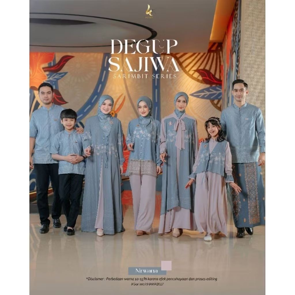 OPEN PO ‼️(WAJIB CHAT SEBELUM CEKOUT) Sarimbit Keluarga Lebaran Idul Fitri 2027 Degup Sajiwa Family 