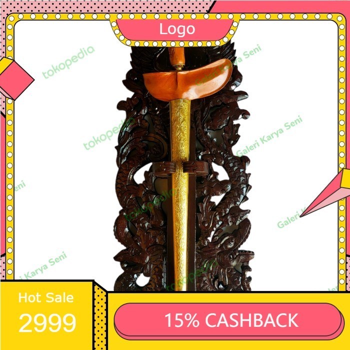 Blawong Keris Isi 1 Ukiran Naga Keraton & Naga Liong Logo Jogjakarta LRS15