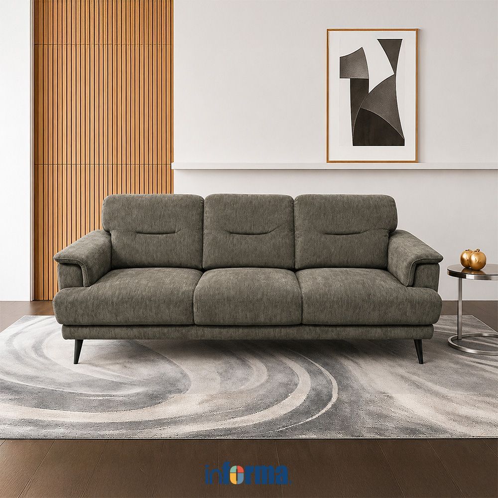 Informa Leo Sofa Fabric - Cokelat Sofa Ruang Tamu Sofa Minimalis Kursi Sofa Kursi Ruang Tamu