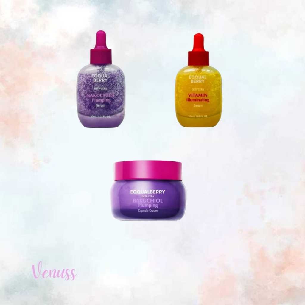 ORI EQQUALBERRY Bakuchiol Plumping Serum 30ml | EQQUALBERRY Vitamin Illuminating Serum 30ml | EQQUAL