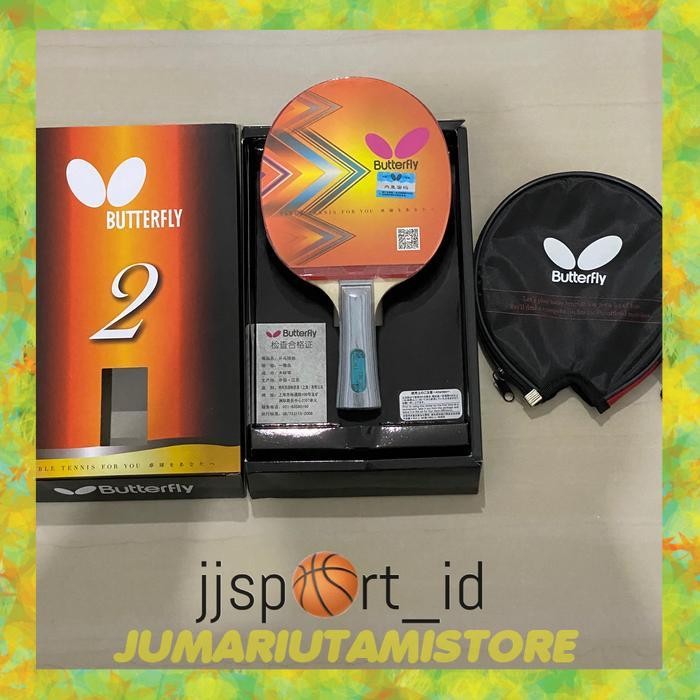 Bet Pingpong Bat Tenis Meja Bat Pingpong Butterfly TBC 202 ORIGINAL