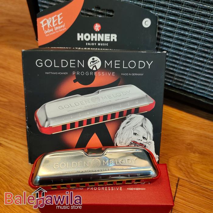Golden Melody Harmonica Harmonika HOHNER Golden Melody Made in Germany Terlaris