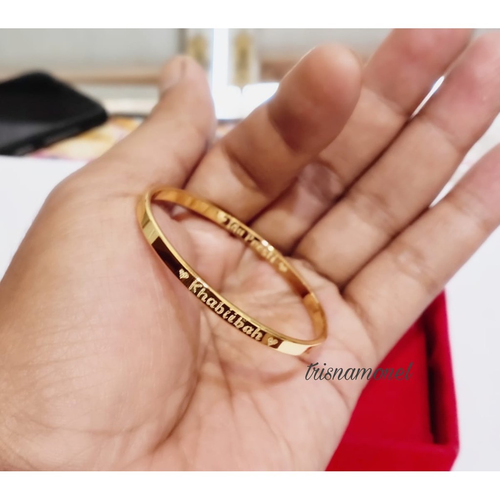 RBY - GELANG KOLONG LAPIS EMAS