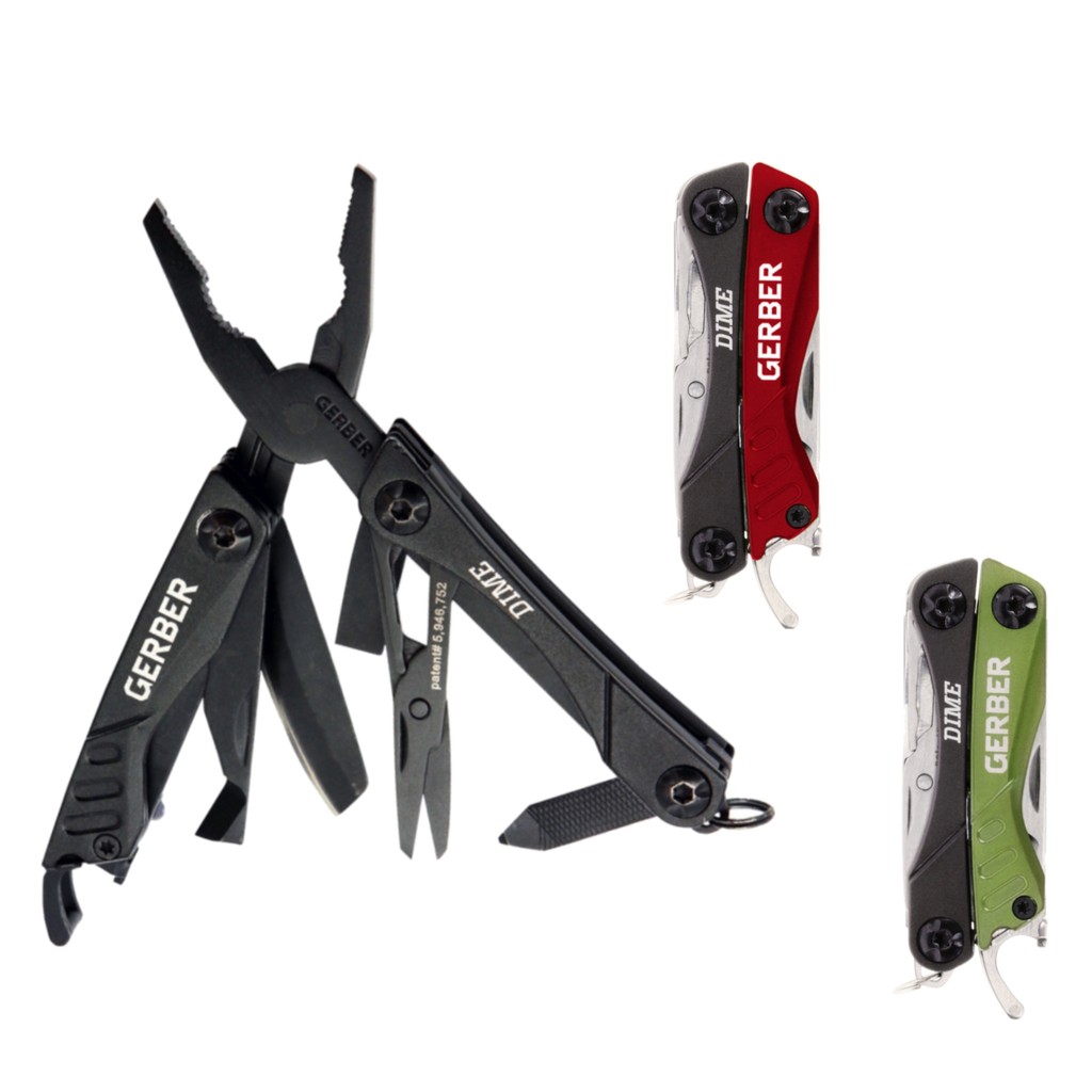 Gerber Dime Camping equipment EDC Survival Multitool Tactical Travel essentials Self defense gadgets