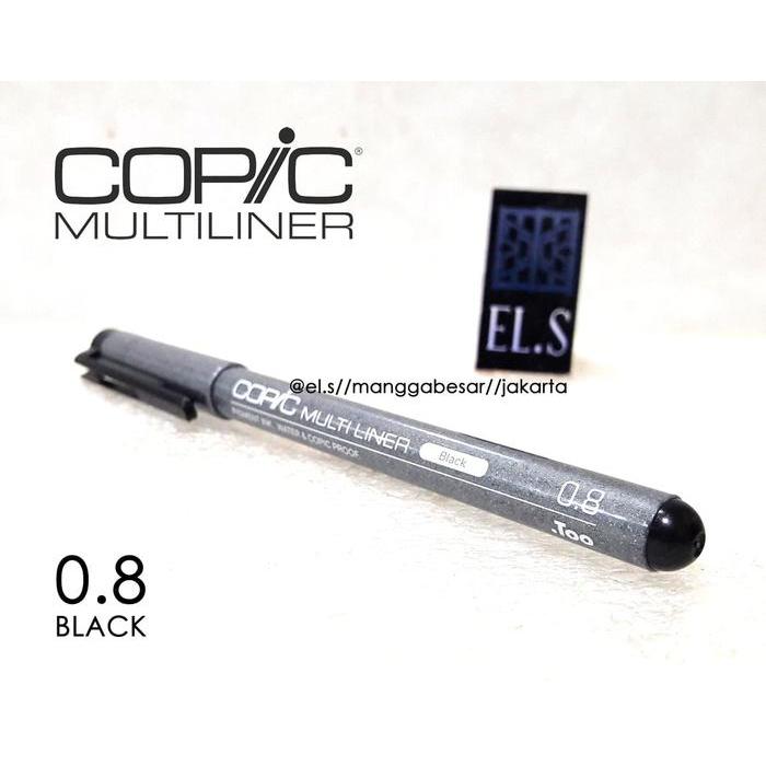 Copic Multiliner 0.8 Black