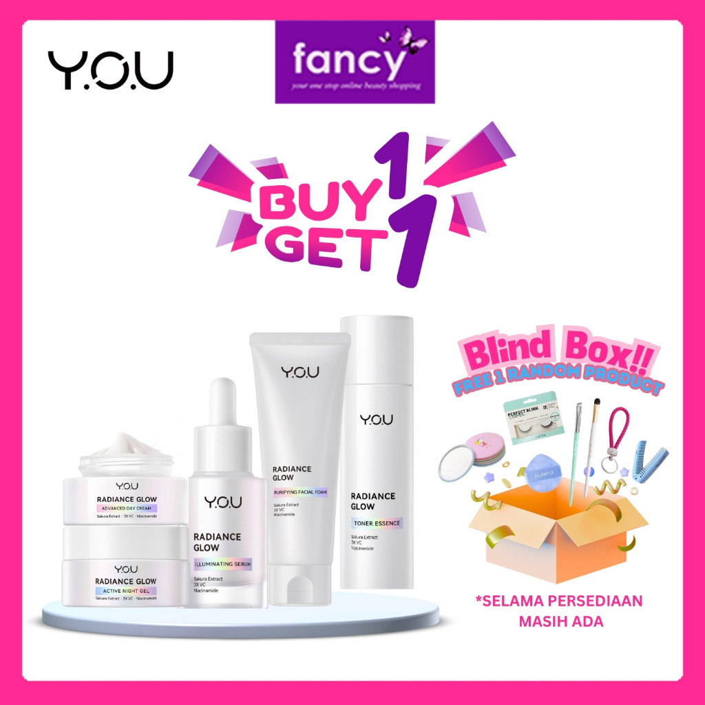 Y.O.U Radiance Glow Series | Illuminating Serum | Advanced Day Cream | Advanced Night Gel