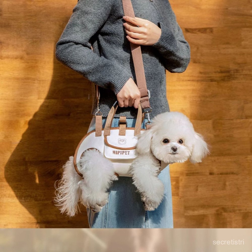 Tas Pet Portabel untuk Anjing Berpergian dengan Mudah Bersepeda dan Bawa Tangan