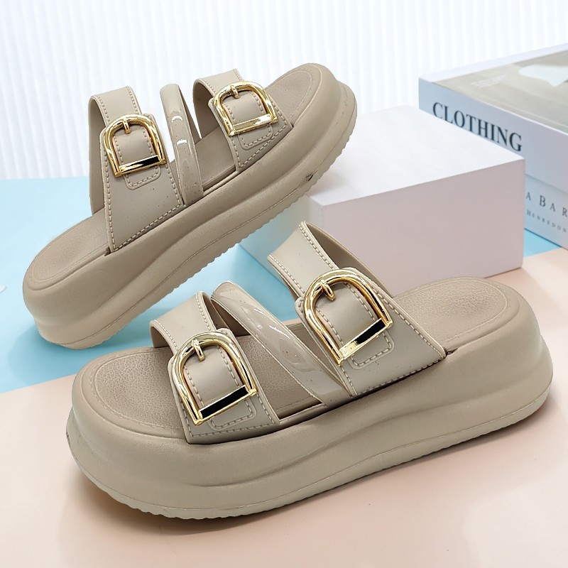 DENZELL (Surabaya)Sandal Wanita Kekinian Sandal Jelly Wanita Tinggi Wedges Sandal Fuji Wanita Korea