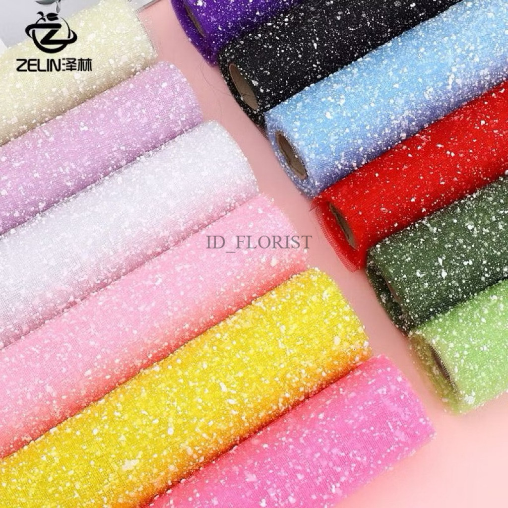 IDFLORIST KAIN TILE SALJU WRAPPING FLOWER Bouqets BUKET SALJU