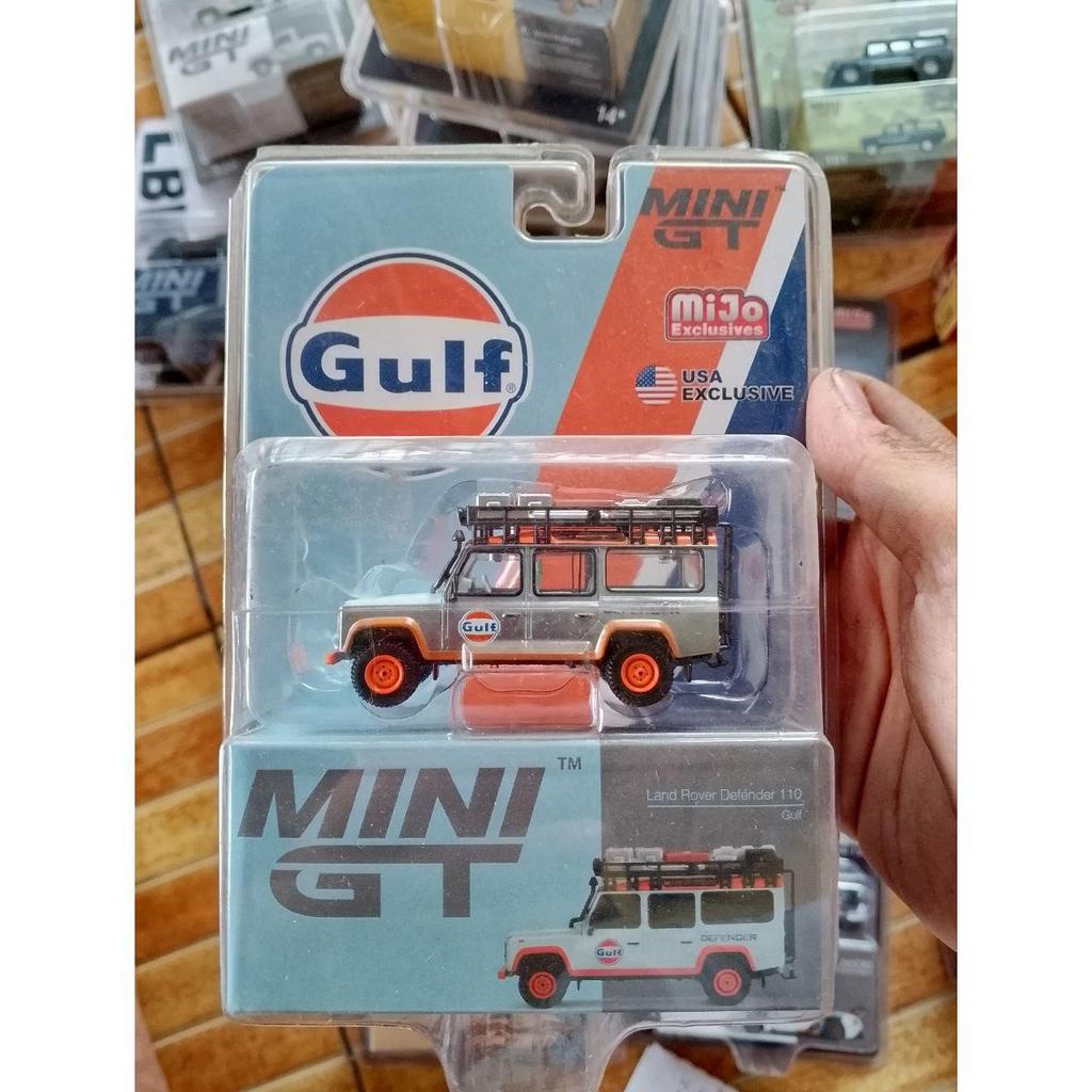 Mini GT 156 Chase Blister Land Rover Defender 110 Gulf
