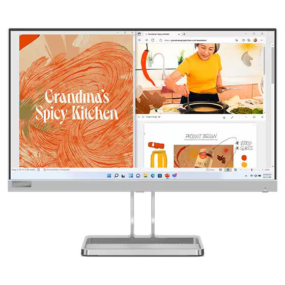 Lenovo L22i-40 Monitor 21.5 Inci IPS FHD dengan AMD FreeSync