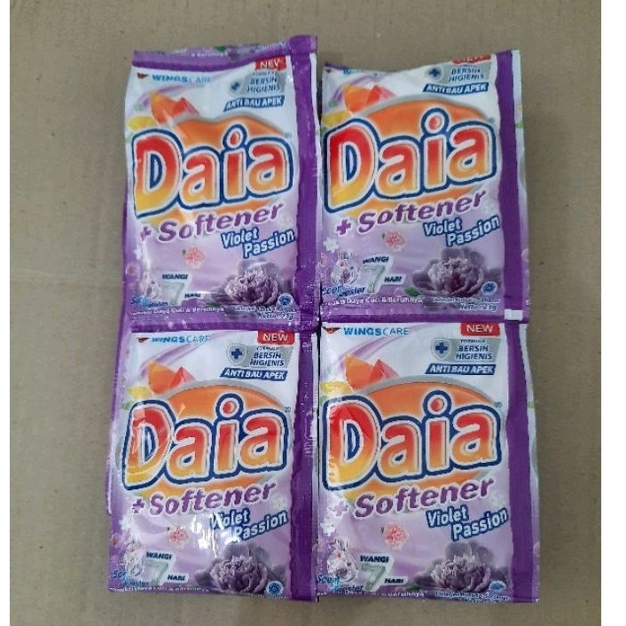 HM DAIA Deterjen Bubuk 245gr kemasan 5000 /DAIA Power Bubuk Renteng 6x46gram DETERGEN BUBUK RENTENG
