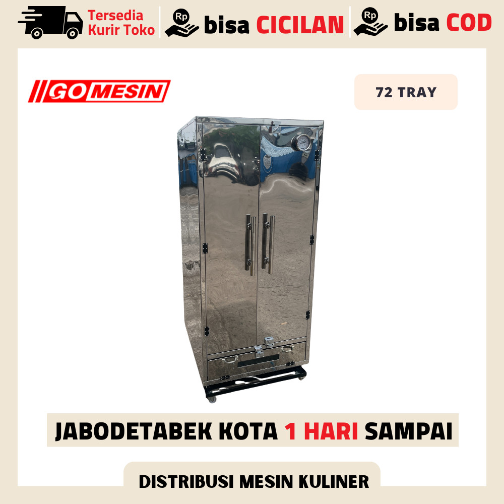 Mesin Pengering Ompreng 72 Tray - sudah termasuk peti kayu