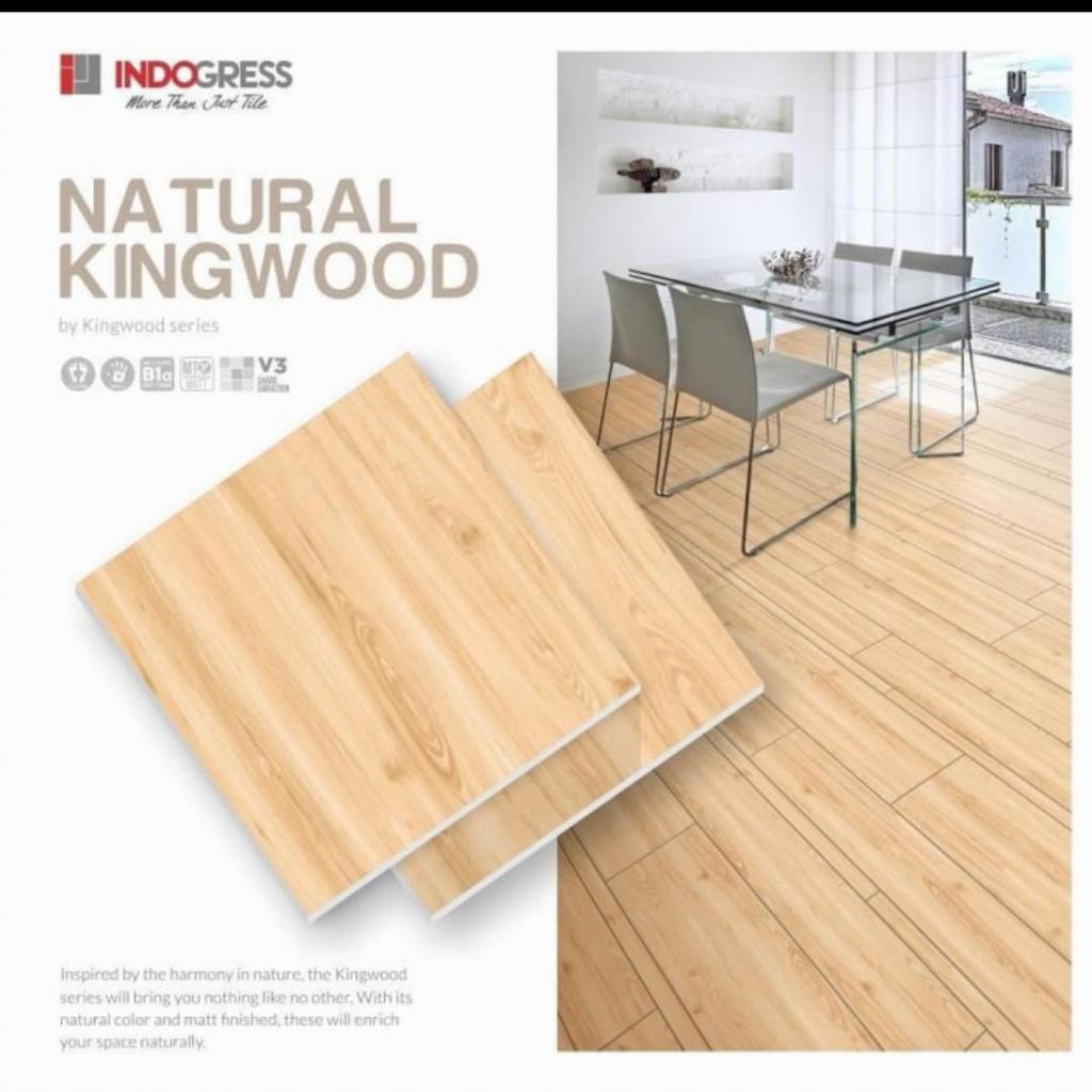 Granite indogress 60x60 Natural king wood , matt
