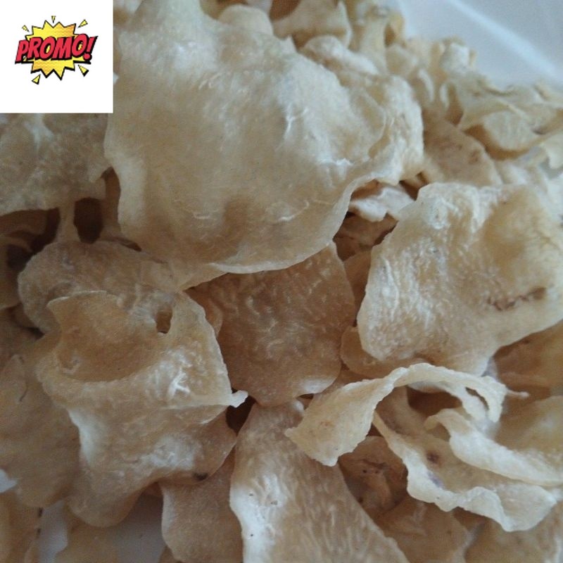 krupuk gadung mentah, asli Blitar siap goreng