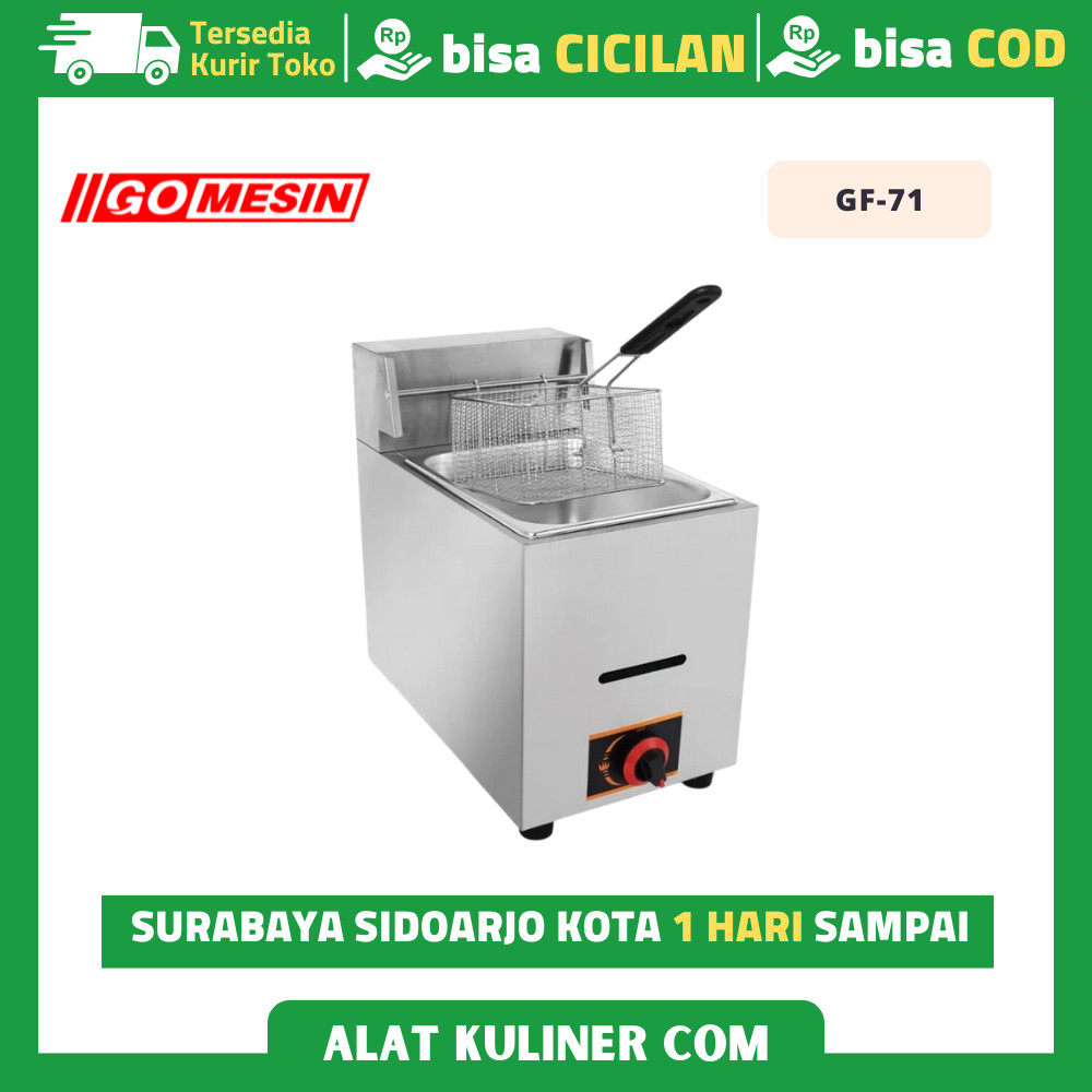 Deep Fryer Gas Gomesin GF-71 Gas Deep Fryer 1 Tangki