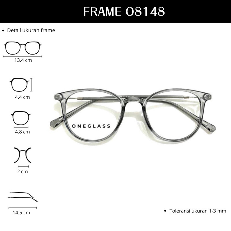 - Frame Kacamata O8148 Unisex